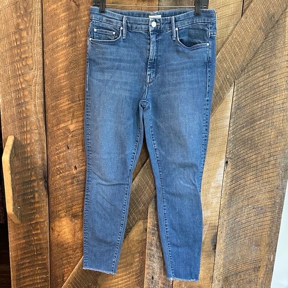 Women’s MOTHER Jeans The Looker Ankle Fray size 30 Style #1431-664 - Picture 1 of 12